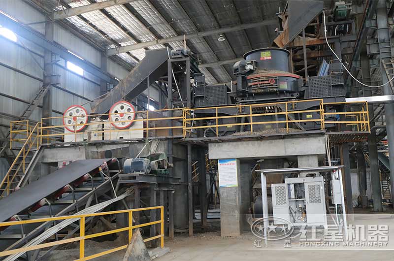 細鄂破與制砂機作業現場 細鄂破與制砂機作業現場