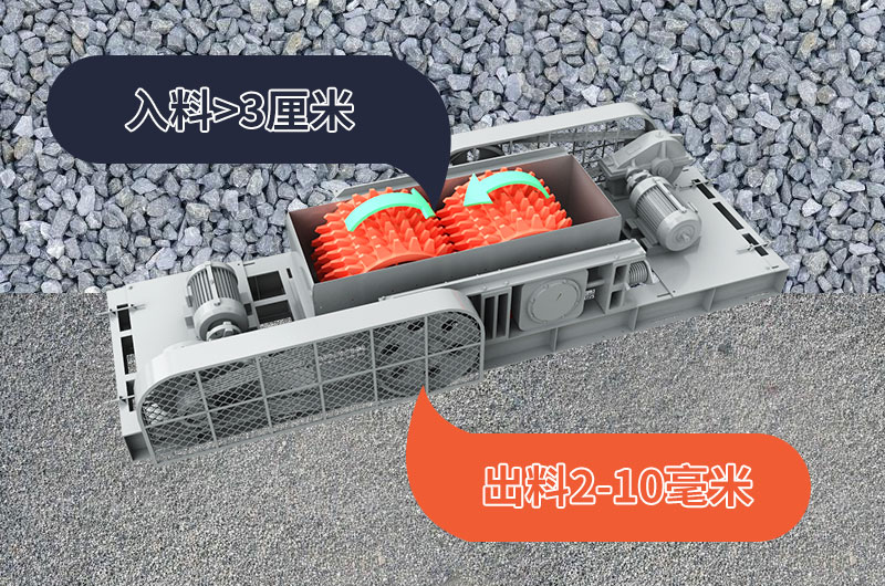 對(duì)輥破進(jìn)出料對(duì)比 對(duì)輥破進(jìn)出料對(duì)比