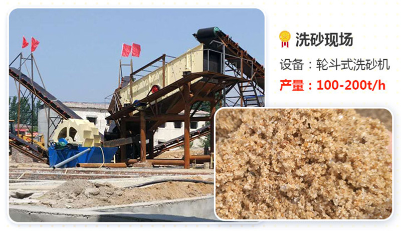 輪式洗砂機產量高、效果好